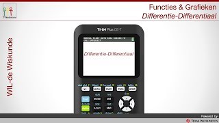 TI84 Plus CET Differentie amp Differentiaalquotiënt [upl. by Elesig]