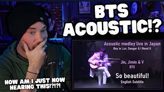 Metal Vocalist First Time Reaction  BTS Acoustic Live  Japan 2016  Boy In Luv Danger amp I Need U [upl. by Adnalram]