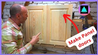 How to make Raised Panel Kitchen or Cupboard Cabinet Doors [upl. by Oshinski]