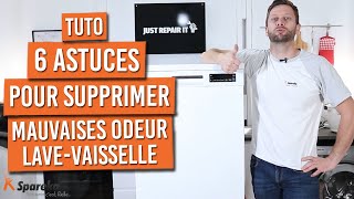 6 astuces pour supprimer les mauvaises odeurs de votre lave vaisselle [upl. by Drobman]