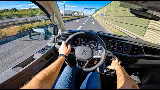 2022 Volkswagen Caravelle T61  20 TDI 150HP  POV Test Drive [upl. by Ulrick]