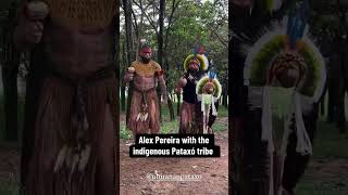 Alex Pereira visited his native Pataxó tribe in Brazil 🏹 via alexpoatanpereiraIG shorts [upl. by Arded453]