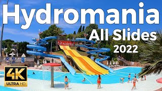 Hydromania WaterPark 2022 Rome Italy  All Slides [upl. by Dee]