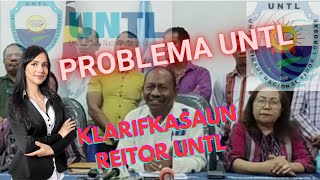 Problema UNTL Klarifkasaun REITOR UNTL [upl. by Enyale]