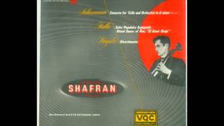 Schumann Cello Concerto  I Shafran cello Kondrashin conductor [upl. by Zita]