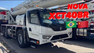 REVIEW GUINDASTE XCT40BR LANÇAMENTO XCMG BRASIL [upl. by Eldwon864]