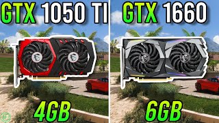 GTX 1050 Ti vs GTX 1660 6GB  Any Difference or Not [upl. by Notelrahc681]