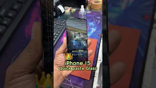 iPhone 15 Tempered Glass Screen Protector Quick paste Easy To Apply [upl. by Marashio164]