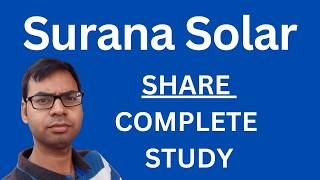 Surana Solar Share  Complete Study  Surana Solar Share Latest News  Surana Solar Share Analysis [upl. by Haram]