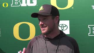 Dan Lanning  Fall Camp  Day 3 [upl. by Doehne606]