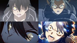 Every Kirito Golden Eyes Scene [upl. by Season]