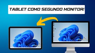 Transforme seu tablet em SEGUNDA TELA tutorial [upl. by Onavlis]