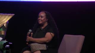 BLERDCON 2023 quotMorphin with Melaninquot an interview with yellow rangers Karan Ashley amp Nakia Burisse [upl. by Aisayt]