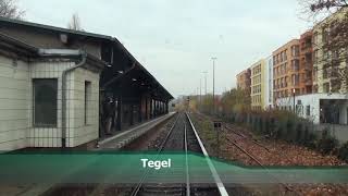 Führerstandsmitfahrt SBahn Berlin S25 Hennigsdorf  Gesundbrunnen [upl. by Riggs]