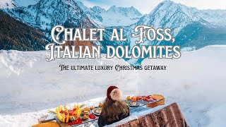 VLOGMAS 2023 DAY 5 Chalet al Foss a Luxury Experience Hotel in the Italian Dolomites [upl. by Leverick187]