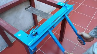 How to make sheet metal bending machine [upl. by Ary]