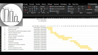 Excel Génie  Créez un Planning Gantt en un Clin dŒil  ⏰📈 [upl. by Ttergram]