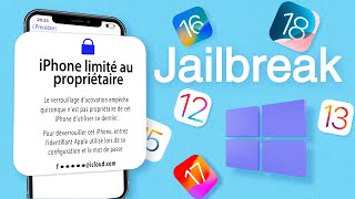 Jailbreak pour iPhone 5s à iPhone X avec un pc windows [upl. by Ecnadnac]