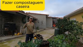 Como fazer compostagem caseira MASSEY FERGUSON 165 [upl. by Mildred]