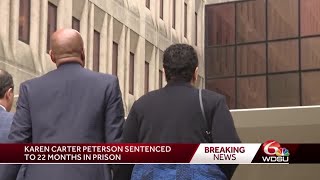 Karen Carter Peterson sentenced to prison [upl. by Magnien]