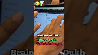 Scalpers ka dukh  50000 Profit but not happy traders stockmarket tradingbrothers trading [upl. by Annahsat]