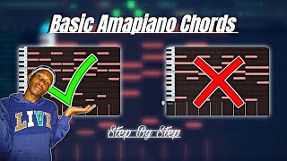 How To Make Basic Amapiano ChordsEpisode 01 [upl. by Yral]