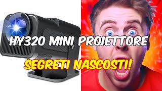 Recensione hy320 mini proiettore 4k qualità e funzionalità a 360° [upl. by Naellij629]