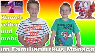 Zirkus Monaco Show aus der Tournee 2015 Ash und Max im Zirkus Kanal für Kinder Kinderkanal [upl. by Nnylarak]