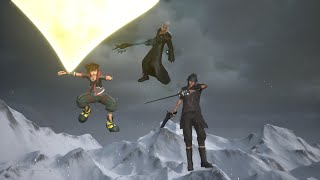 KH3 MODS Sora and Noctis vs Young Xehanort No Damage Critical Mode [upl. by Frieder]