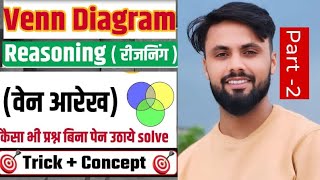 Ven diagram  वेन आरेख 2nd class  ven diagram questions by sahdev Rana sir specialist reasoning [upl. by Reube]