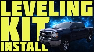 2014 Chevy Silverado Leveling Kit Install [upl. by Jenna]