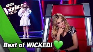 Best of WICKED Blind Auditions 💚 on The Voice Kids [upl. by Yeorgi]