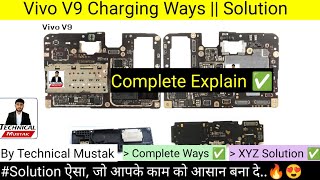 Vivo V9 Charging Problem  Complete Solution  V9 Charging Ways  Not Working v9 charging ways [upl. by Sillek]