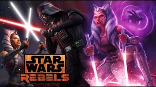 Ahsoka VS Vader  COMPLETE Malachor Duel  S4 ENDING  Rebels [upl. by Lovell]