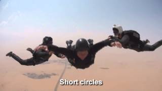 Category C1 AFF  Skydiving Training  Freefall Skills [upl. by Haag280]