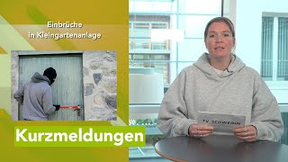 Kurznachrichten Einbrüche in Kleingartenanlage [upl. by Kurth]