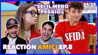 Allieva DISPREZZA gli Sfidanti Reaction Amici ep8 [upl. by Wolfson]