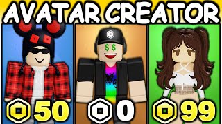 Roblox Catalog Avatar Creator Game Full Guide The Free Outfit Catalog [upl. by Leinnad]