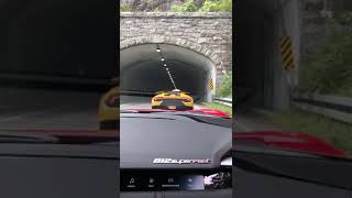 Lamborghini Performante v10 vs Ferrari 812 Superfast v12 blast through tunnel [upl. by Ained371]