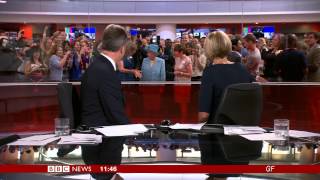 The Queen Photobombs BBC News HD [upl. by Benito]