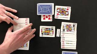 How To Play Pinochle 2 Players [upl. by Nahamas]