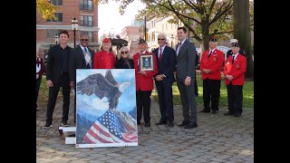 Morristown amp Morris Twp Memorial amp VA Day Association Services at Morristown Green Nov 11 2024 [upl. by Stephen]