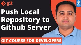 3 Push Local Repository to Github  Git Tutorial [upl. by Camellia]