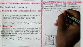 FORM 4 EXTRACTION OF METALS Aluminium [upl. by Renba]