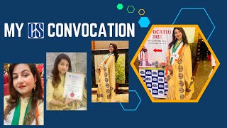 ICSI Convocation day🎓Convocated🔥cs icsi companysecretary csritugoel [upl. by Necaj]