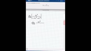 Grenzwert von Brüchen in MathWeb [upl. by Falzetta]