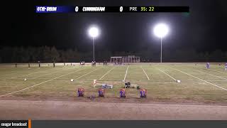 20241115  OtisBison High School Cougar Football vs Cunningham  SixMan Football Sectional [upl. by Lorry]