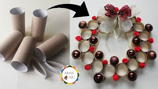 Niesamowite rękodzieło DIY na Boże Narodzenie 🎄 ŚWIĄTECZNA DEKORACJA Z RECYKLINGU DIY🎄 [upl. by Nirrak]