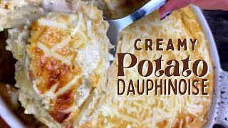 Creamy Potato Dauphinoise  Vegan Recipe [upl. by Quinby]