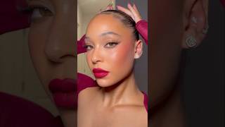 Pomegranate colors for the holidays 🥰 makeuptutorial makeuphacks grwm holiday [upl. by Schechter]